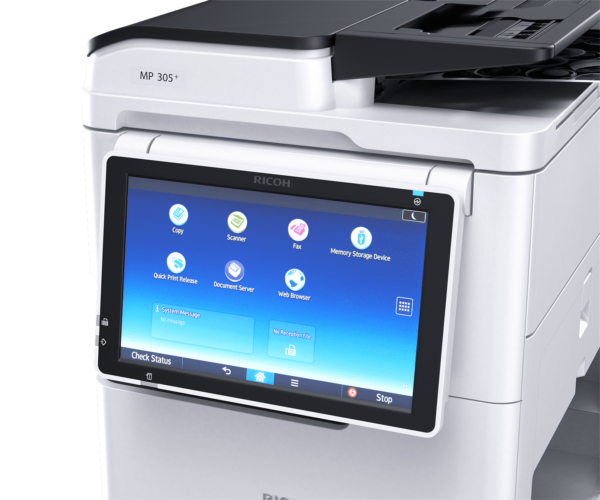 MP 305+ - Impresora Multifuncional Laser en Blanco y Negro COD:418485 - Imagen 3