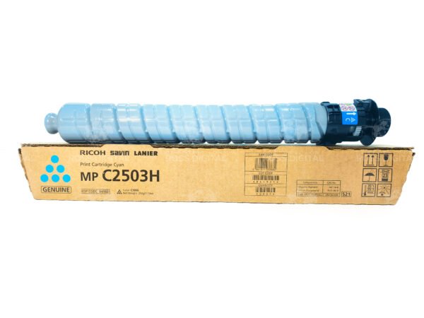 ( 841921 ) PRINT CARTRIDGE GENUINE ( CARTUCHO DE TONER ORIGINAL ) CYAN  RICOH MP C2503H / MP C2003 / MP C2504 / MP C2004