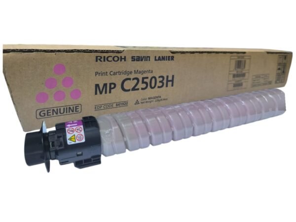 841920 - PRINT CARTRIDGE GENUINE ( Cartucho de Toner Original ) MAGENTA RICOH  MP C2503H / MP C2003 / MP C2504 / MP C2004