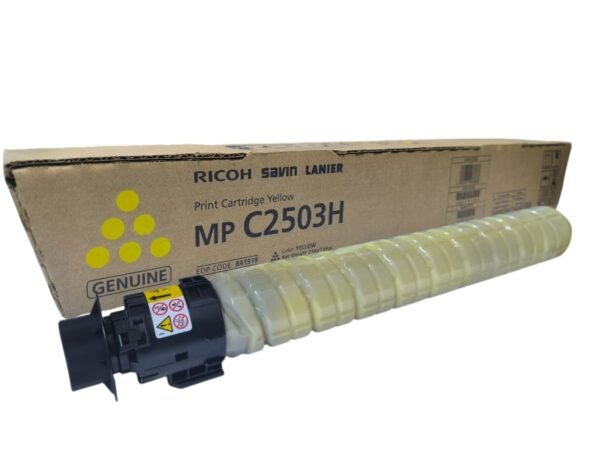 GENUINE RICOH 841919 (  MP C2503H ) YELLOW TONER PRINT CARTRIDGE
